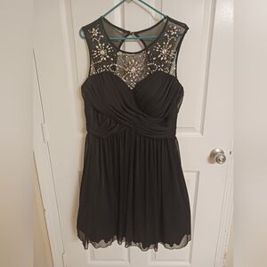 B.Darlin junior size 14/15 Navy Mini dress